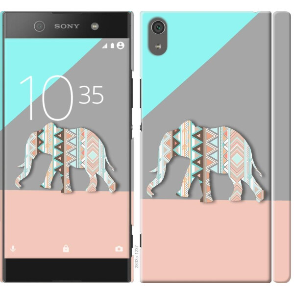 

Чехол на Sony Xperia XA1 Ultra G3212 Узорчатый слон (04798)
