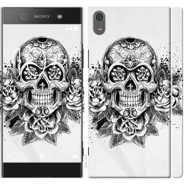 

Чехол на Sony Xperia XA1 Ultra G3212 Череп и розы (04798)