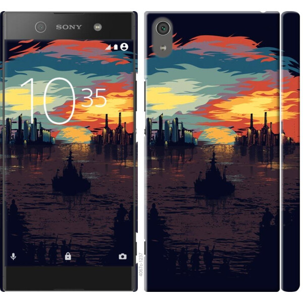 

Чехол на Sony Xperia XA1 Ultra G3212 Череп-абстракция (04798)