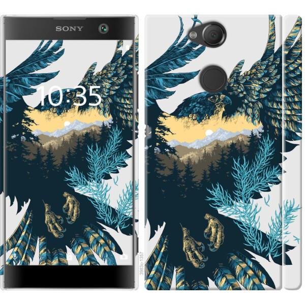 

Чехол на Sony Xperia XA2 H4113 Арт-орел на фоне природы (04798)