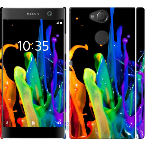 

Чехол на Sony Xperia XA2 H4113 брызги краски (04798)