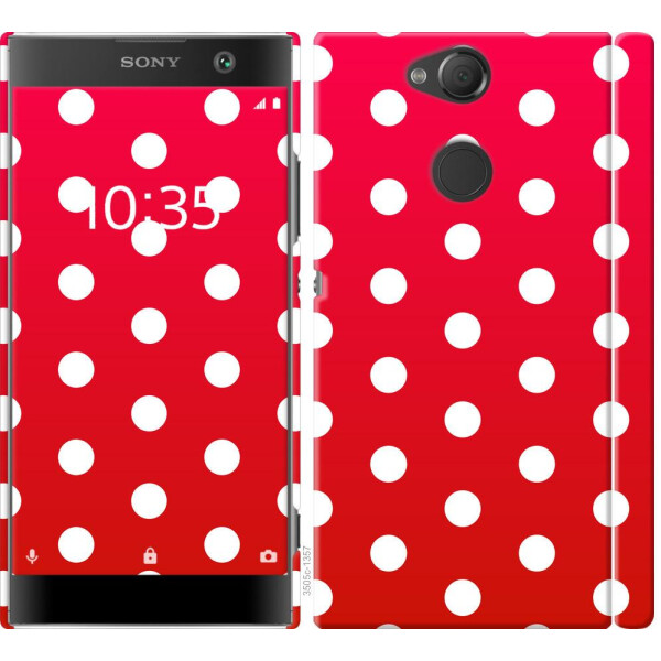 

Чехол на Sony Xperia XA2 H4113 Градиент, Горошек (04798)