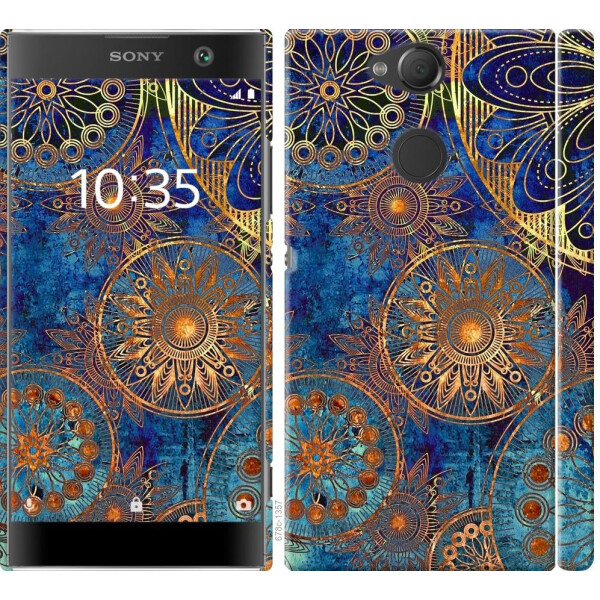 

Чехол на Sony Xperia XA2 H4113 Золотой узор (04798)