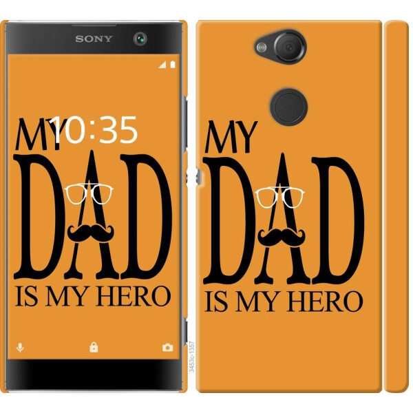 

Чехол на Sony Xperia XA2 H4113 Мой папа Герой (04798)