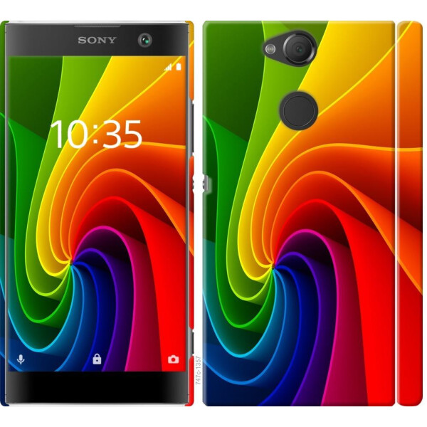 

Чехол на Sony Xperia XA2 H4113 Радужный вихрь (04798)