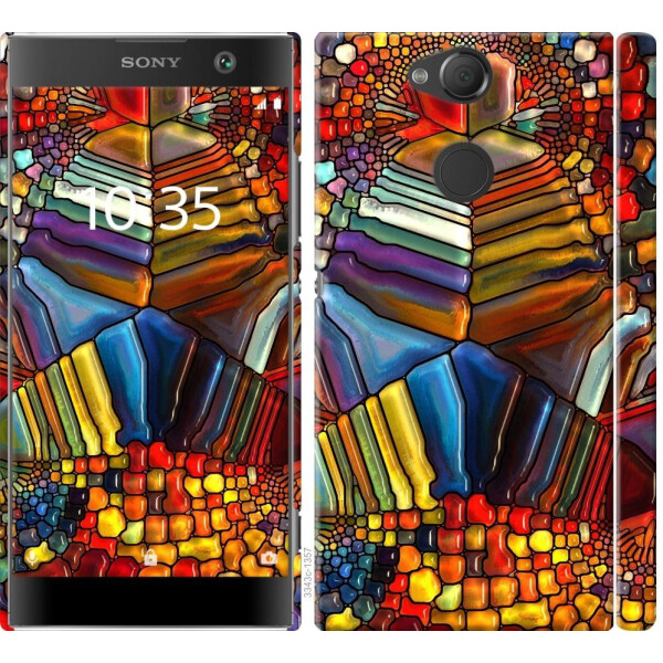 

Чехол на Sony Xperia XA2 H4113 Разноцветный витраж (04798)