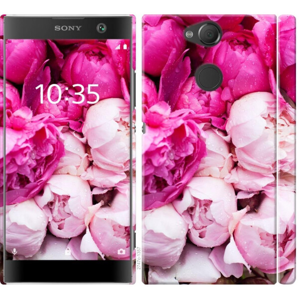 

Чехол на Sony Xperia XA2 H4113 Розовые пионы (04798)
