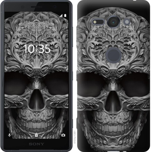

Чехол на Sony Xperia XZ2 Compact H8324 skull-ornament (04798)