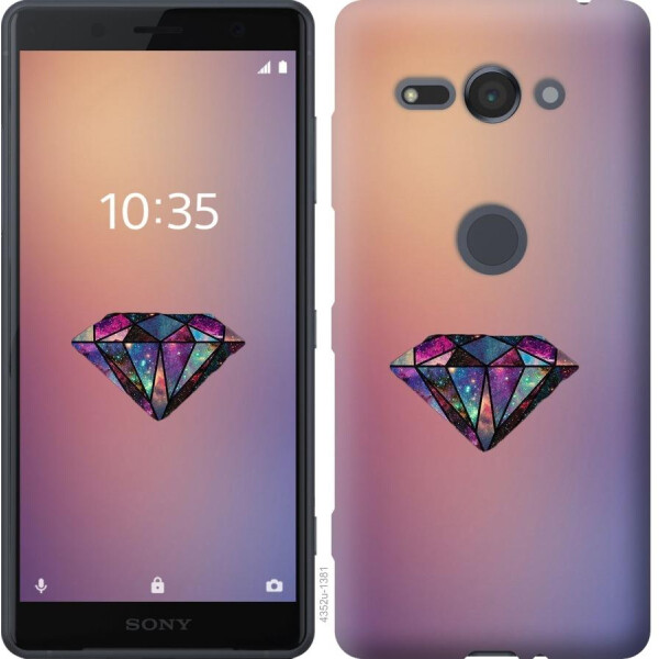 

Чехол на Sony Xperia XZ2 Compact H8324 Диамант (04798)