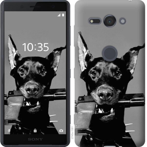 

Чехол на Sony Xperia XZ2 Compact H8324 Доберман (04798)