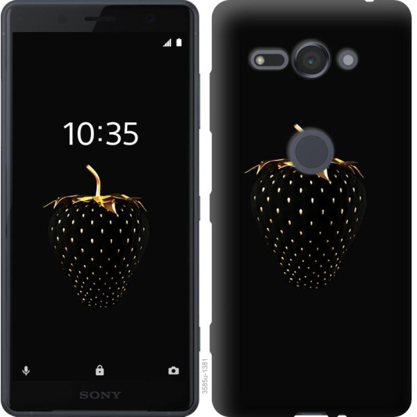 

Чехол на Sony Xperia XZ2 Compact H8324 Черная клубника (04798)