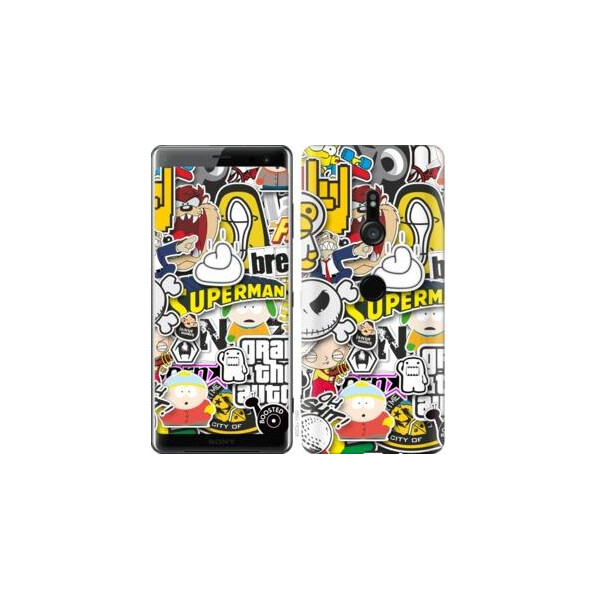 

Чехол на Sony Xperia XZ3 H9436 Popular logos (04798)
