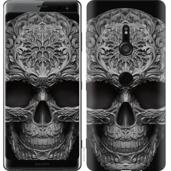 

Чехол на Sony Xperia XZ3 H9436 skull-ornament (04798)