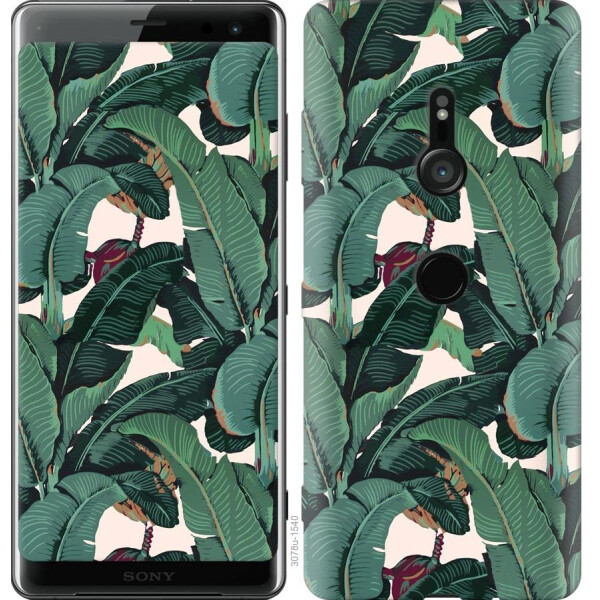 

Чехол на Sony Xperia XZ3 H9436 Банановые листья (04798)