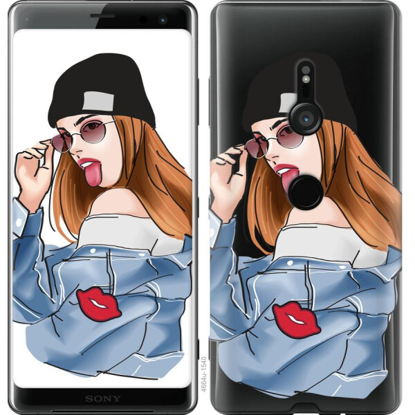 

Чехол на Sony Xperia XZ3 H9436 Девушка v3 (04798)