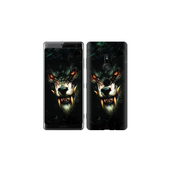 

Чехол на Sony Xperia XZ3 H9436 Дьявольский волк (04798)