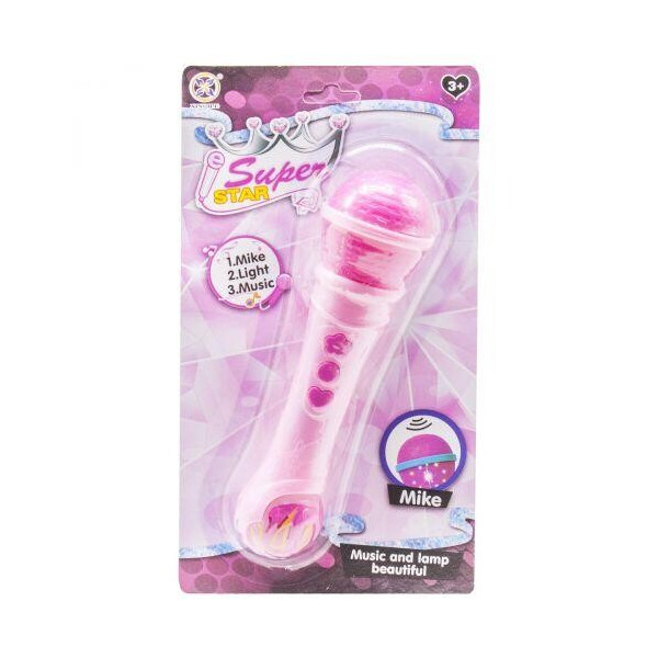 

Микрофон "Super Star" (розовый) 938-4