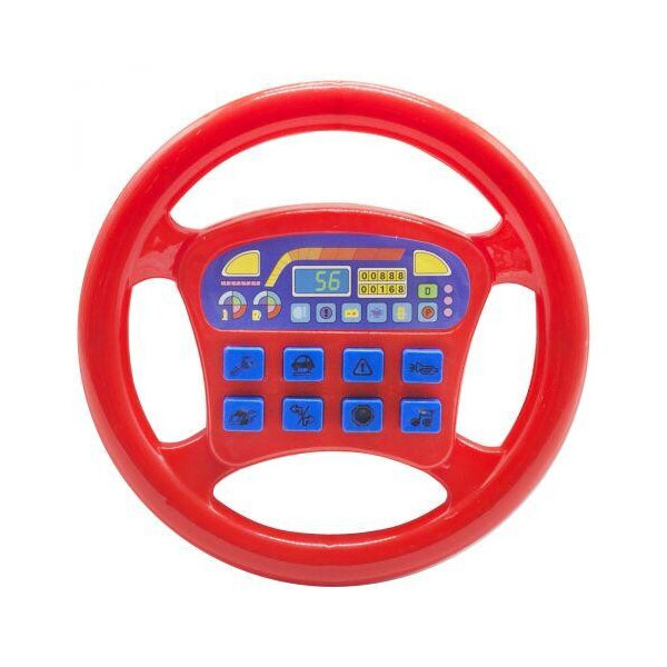 

Интерактивная игрушка "Руль", красный QX-1899