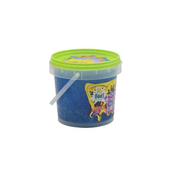 

Лизун-антистресс "Mr. Boo с глиттером", 500 г (синий) 80047