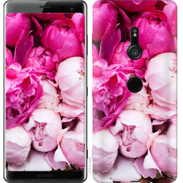 

Чехол на Sony Xperia XZ3 H9436 Розовые пионы (04798)