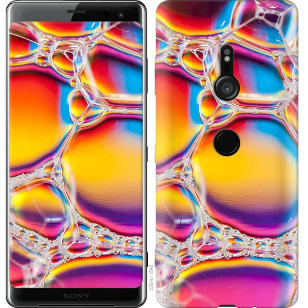 Чехол на Sony Xperia XZ3 H9436 Цветные пузыри (04798)