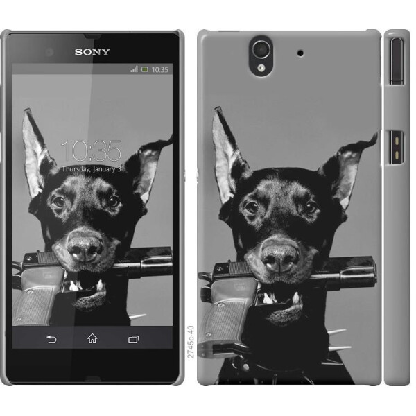 

Чехол на Sony Xperia Z C6602 Доберман (04798)