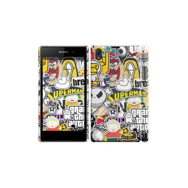 

Чехол на Sony Xperia Z1 C6902 Popular logos (04798)