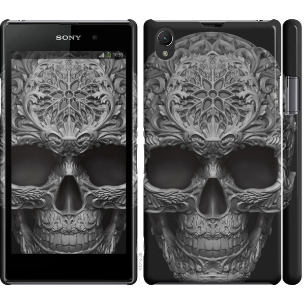 

Чехол на Sony Xperia Z1 C6902 skull-ornament (04798)
