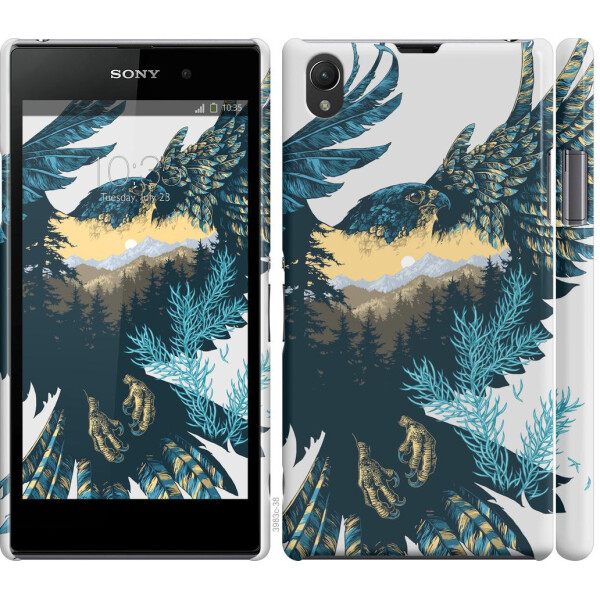 

Чехол на Sony Xperia Z1 C6902 Арт-орел на фоне природы (04798)