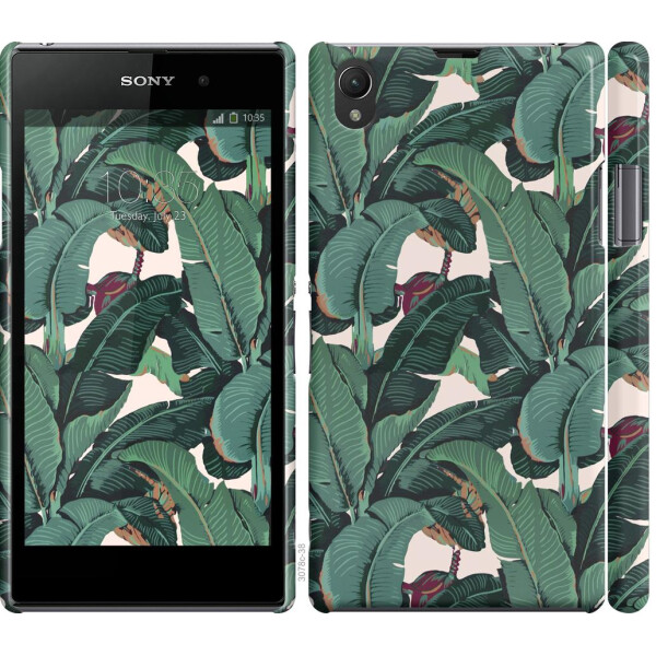 

Чехол на Sony Xperia Z1 C6902 Банановые листья (04798)