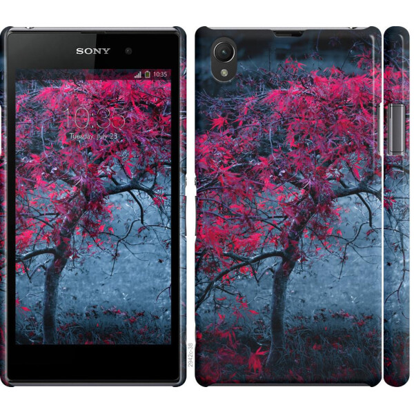

Чехол на Sony Xperia Z1 C6902 Дерево с яркими листьями (04798)