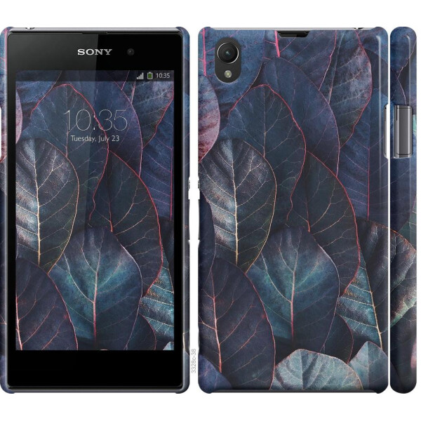 

Чехол на Sony Xperia Z1 C6902 Листья v3 (04798)