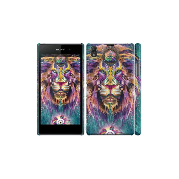 

Чехол на Sony Xperia Z1 C6902 Люминесцентный лев (04798)