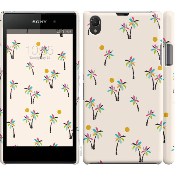 

Чехол на Sony Xperia Z1 C6902 Пальмочки (04798)