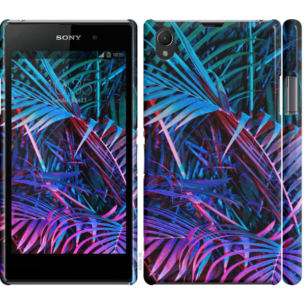 

Чехол на Sony Xperia Z1 C6902 Папоротник под ультрафиолетом (04798)