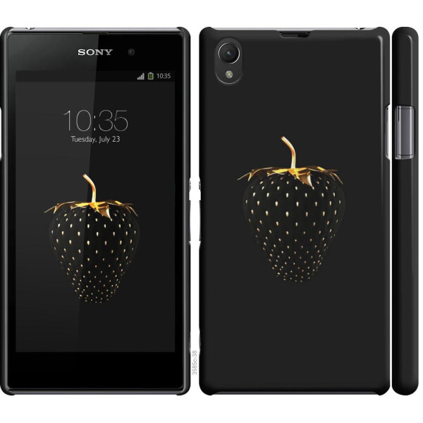 

Чехол на Sony Xperia Z1 C6902 Черная клубника (04798)