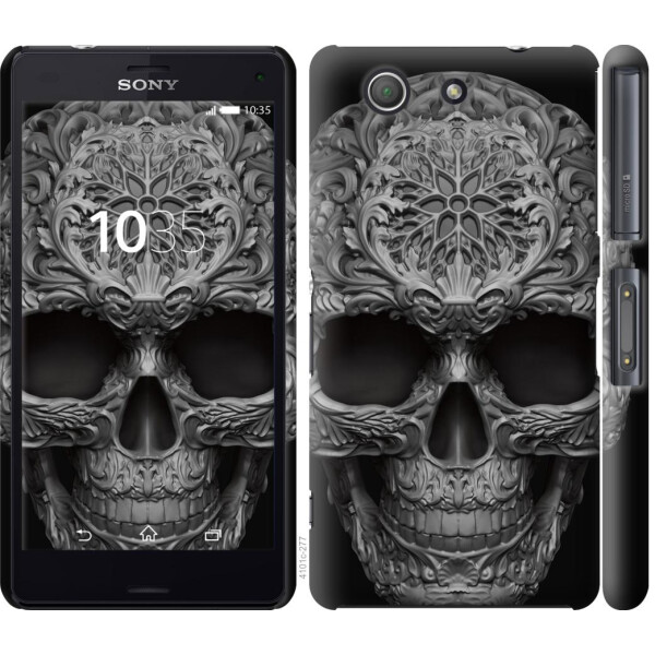 

Чехол на Sony Xperia Z3 Compact D5803 skull-ornament (04798)