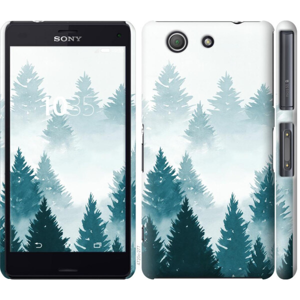 

Чехол на Sony Xperia Z3 Compact D5803 Акварельные Елки (04798)