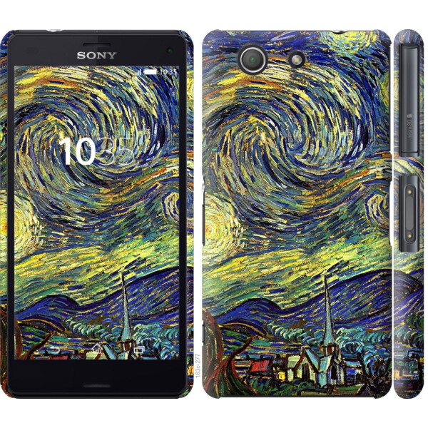 

Чехол на Sony Xperia Z3 Compact D5803 Винсент Ван Гог. Звёздная ночь (04798)