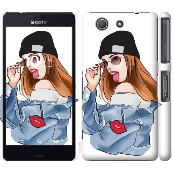 

Чехол на Sony Xperia Z3 Compact D5803 Девушка v3 (04798)