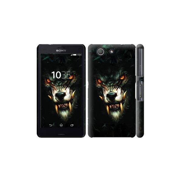 

Чехол на Sony Xperia Z3 Compact D5803 Дьявольский волк (04798)