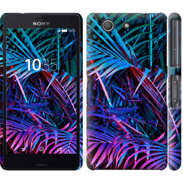 

Чехол на Sony Xperia Z3 Compact D5803 Папоротник под ультрафиолетом (04798)