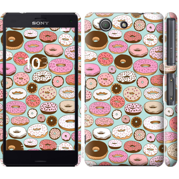 

Чехол на Sony Xperia Z3 Compact D5803 Пончики в глазури (04798)