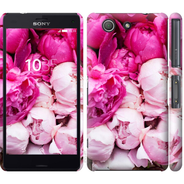 

Чехол на Sony Xperia Z3 Compact D5803 Розовые пионы (04798)