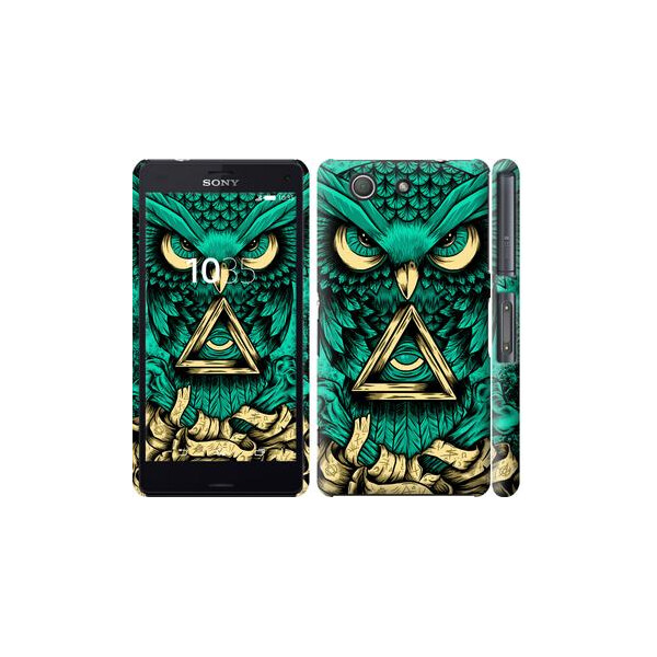 

Чехол на Sony Xperia Z3 Compact D5803 Сова Арт-тату (04798)