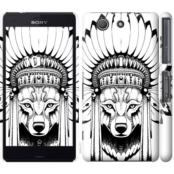 

Чехол на Sony Xperia Z3 Compact D5803 Тотем волка (04798)