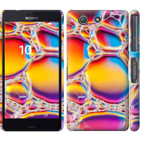 

Чехол на Sony Xperia Z3 Compact D5803 Цветные пузыри (04798)