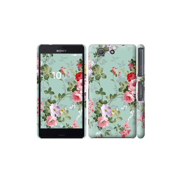 

Чехол на Sony Xperia Z3 Compact D5803 Цветочные обои 2 (04798)