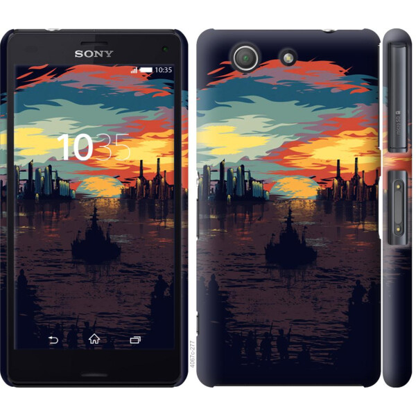 

Чехол на Sony Xperia Z3 Compact D5803 Череп-абстракция (04798)