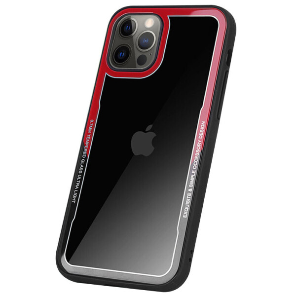 

TPU+PC чехол G-Case Shock Crystal для iPhone 12 Pro (Черный / Красный) (1086573)